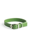Daylesford Organic Apple Leather Collar Green