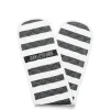 Daylesford Organic Black & White Stripe Double Oven Glove