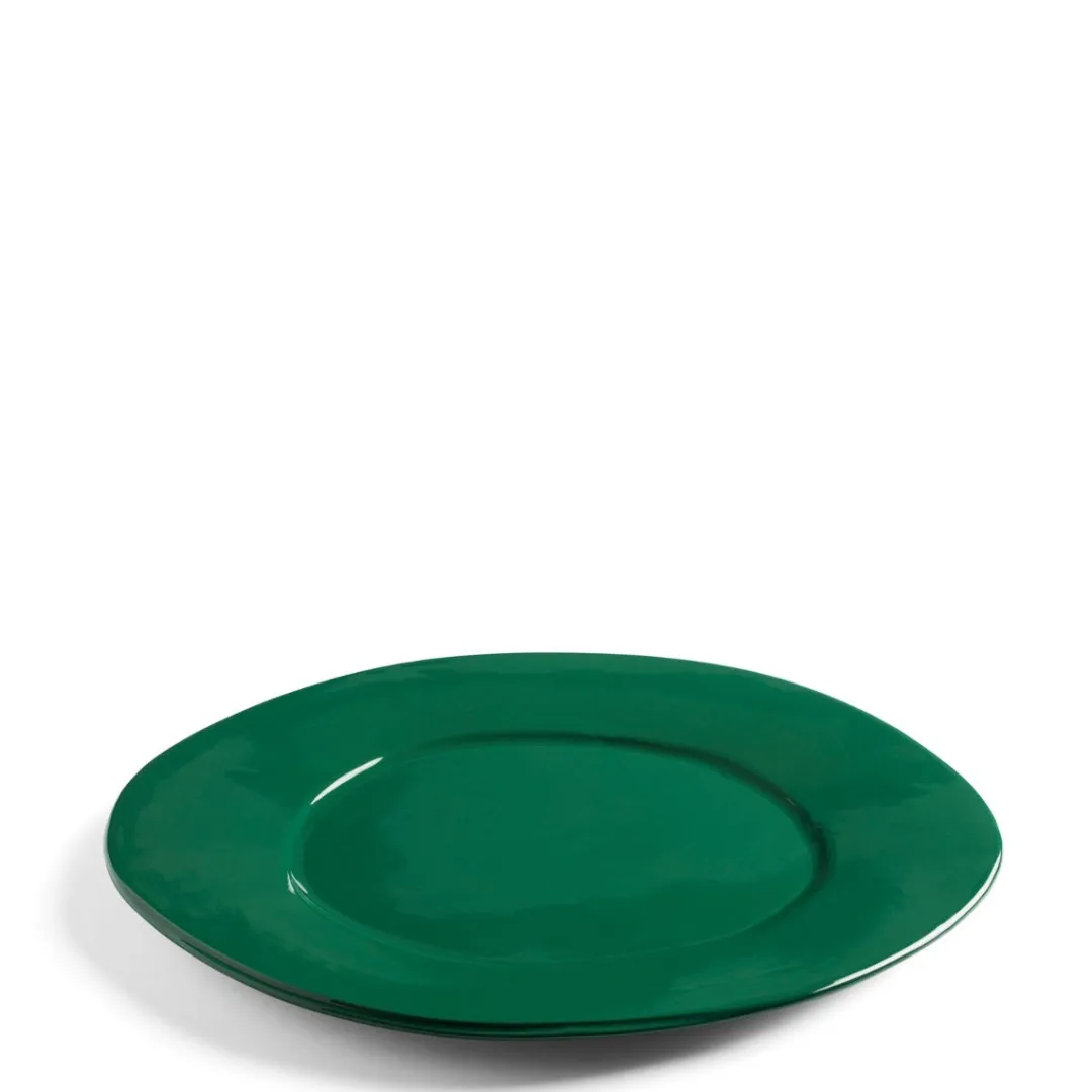 Daylesford Organic Brunswick Dinner Plate in Green