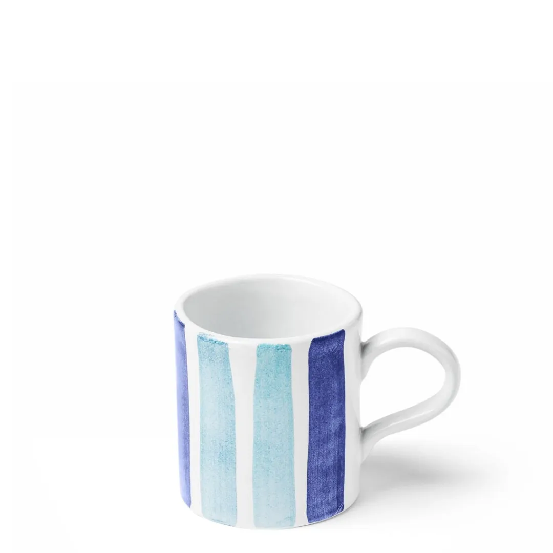 Daylesford Organic Circus Stripe Blue Mug