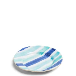 Daylesford Organic Circus Stripe Blue Side Plate