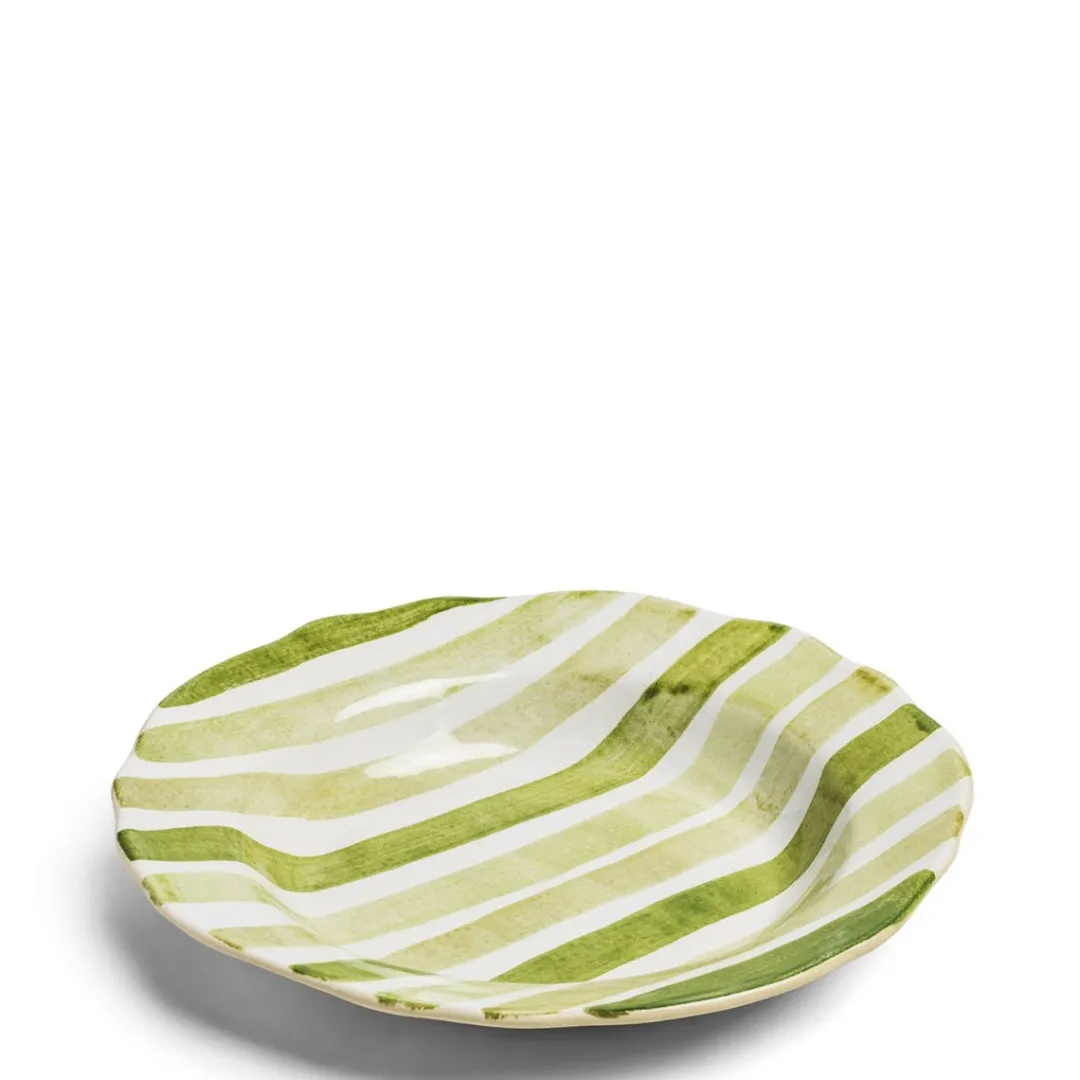 Daylesford Organic Circus Stripe Green Large Bowl