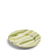 Daylesford Organic Circus Stripe Green Side Plate