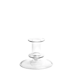 Daylesford Organic Clear Candlestick Holder