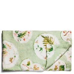 Daylesford Organic Daylesford x Colefax Quince Garden Tablecloth in Green