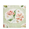 Daylesford Organic Daylesford x Colefax Quince Garden Napkin in Green With Tulips