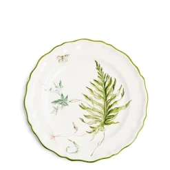 Daylesford Organic Daylesford x Colefax Quince Garden Dinner Plate With Fern & Ivy