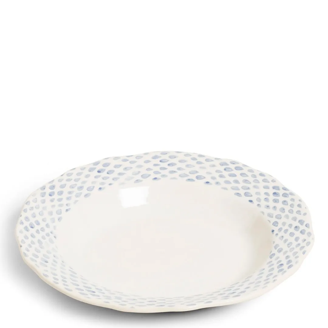 Daylesford Organic Dot Bowl Blue Large