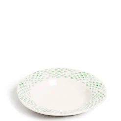 Daylesford Organic Dot Pasta Bowl Green