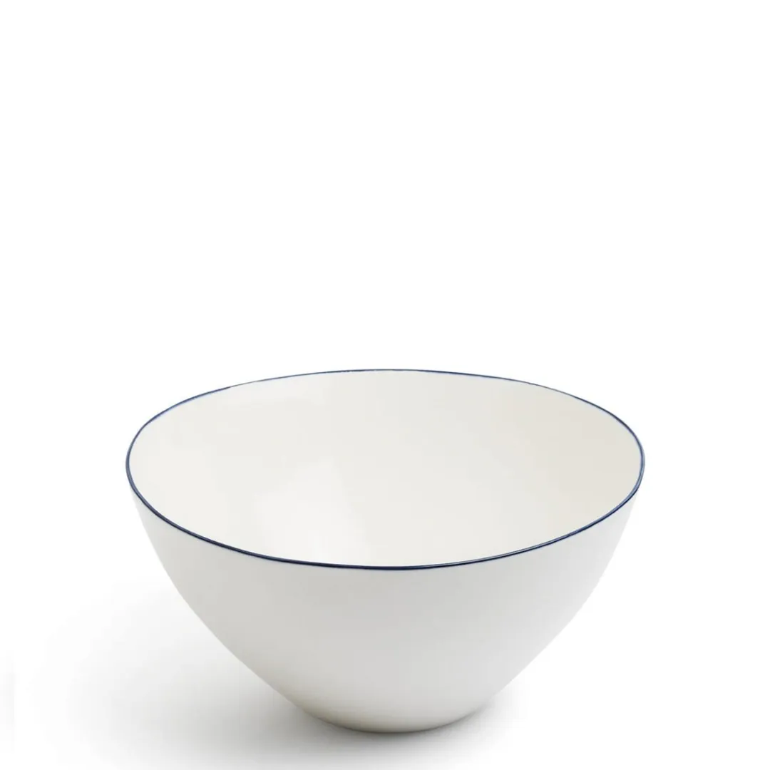 Daylesford Organic Edge Salad Bowl Blue
