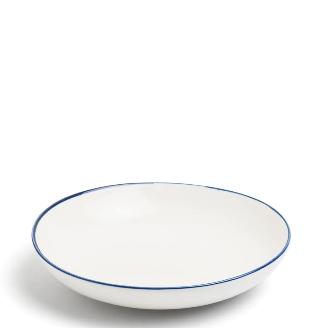 Daylesford Organic Edge Soup Plate Blue