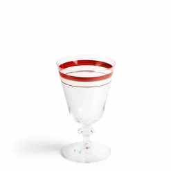 Daylesford Organic Fine Stripes Wine Glass Claret