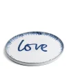 Daylesford Organic Galley Love Large Blue Plate