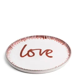 Daylesford Organic Galley Love Large Red Plate