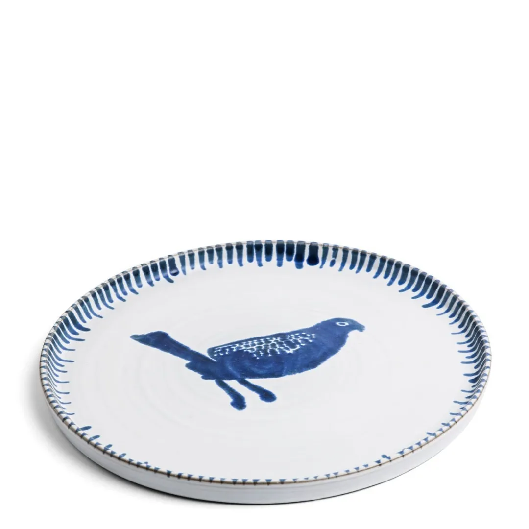 Daylesford Organic Galley Skylark Large Blue Plate