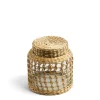 Daylesford Organic Glass Pot with Weave Medium