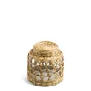 Daylesford Organic Glass Pot with Weave Small
