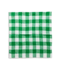 Daylesford Organic Green & White Check Napkin