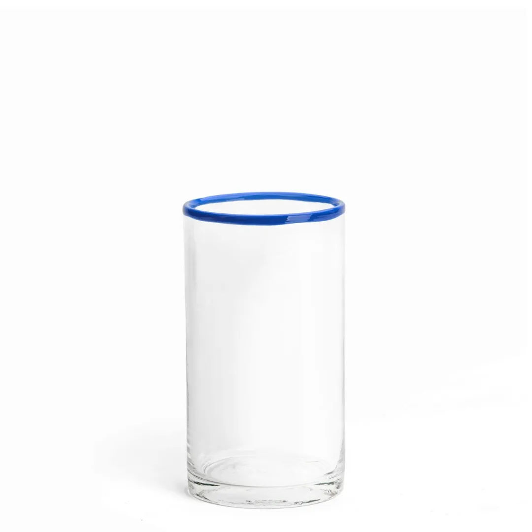 Daylesford Organic Idbury Hi Ball Blue Rim