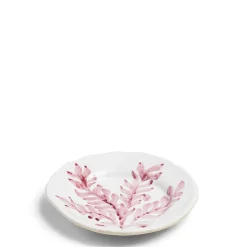 Daylesford Organic Leaf Side Plate Pink