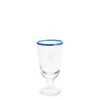 Daylesford Organic Ledbury Wine Glass Blue Tipped
