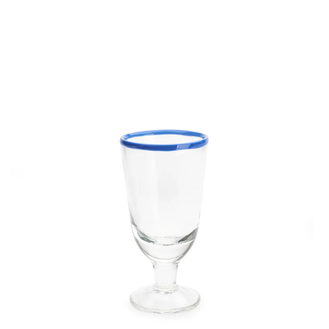 Daylesford Organic Ledbury Wine Glass Blue Tipped