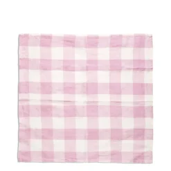 Daylesford Organic Lilac and White Check Napkin