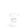 Daylesford Organic Lilac Heart Glass