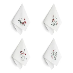 Daylesford Organic Linen Nina Fuga Animal Napkin Set
