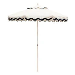 Daylesford Organic Market Umbrella White Scallop