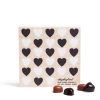 Daylesford Organic Milk & Dark Chocolate Sea Salt Caramel Hearts Wooden Box
