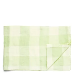 Daylesford Organic Mint & White Check Tablecloth