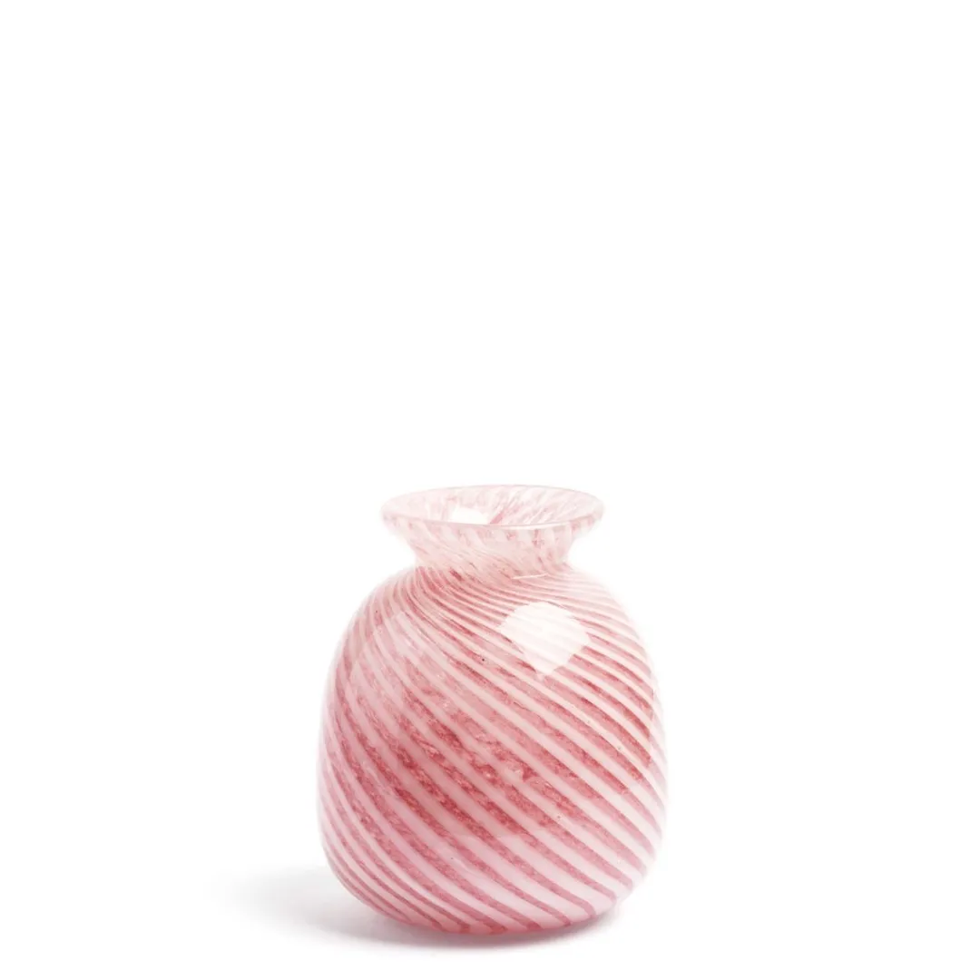 Daylesford Organic Miro Pink Spiral Stripe Vase