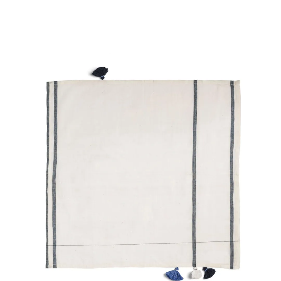 Daylesford Organic Nila Margin Napkin Blue