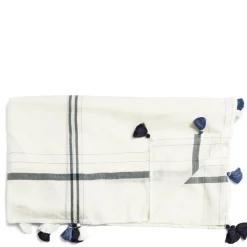 Daylesford Organic Nila Margin Tablecloth Blue