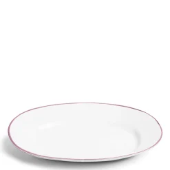 Daylesford Organic Oddington Platter Oval Lilac Ceramic