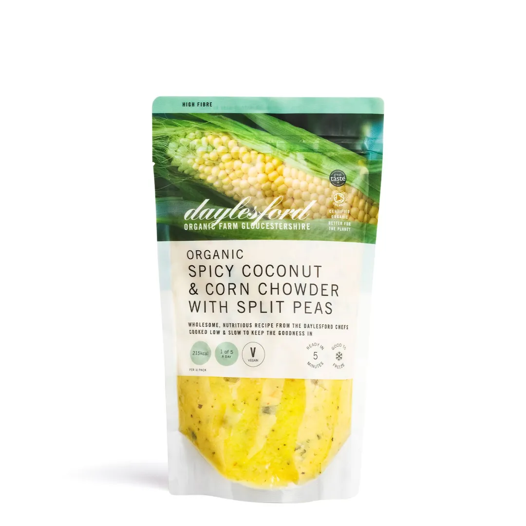 Daylesford Organic Organic Coconut Corn Chowder with Split Peas & Coriander