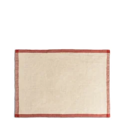 Daylesford Organic Portobello Tea Towel Red