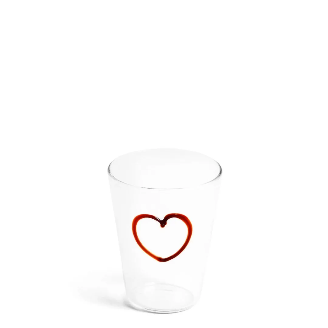 Daylesford Organic Red Heart Glass