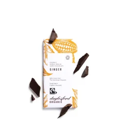 Daylesford Organic Single Origin Dark Chocolate Ginger Bar