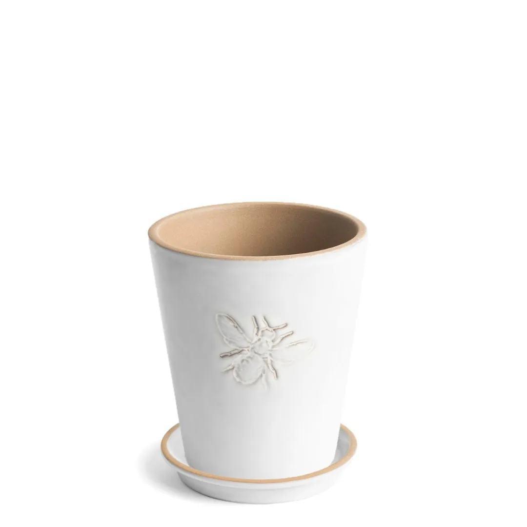 Daylesford Organic Small Lucas Bee Planter With Saucer