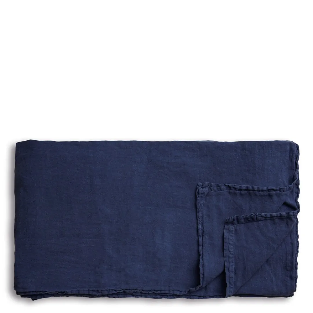 Daylesford Organic Tiller Indigo Tablecloth