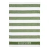 Daylesford Organic White & Green Stripe Tea Towel