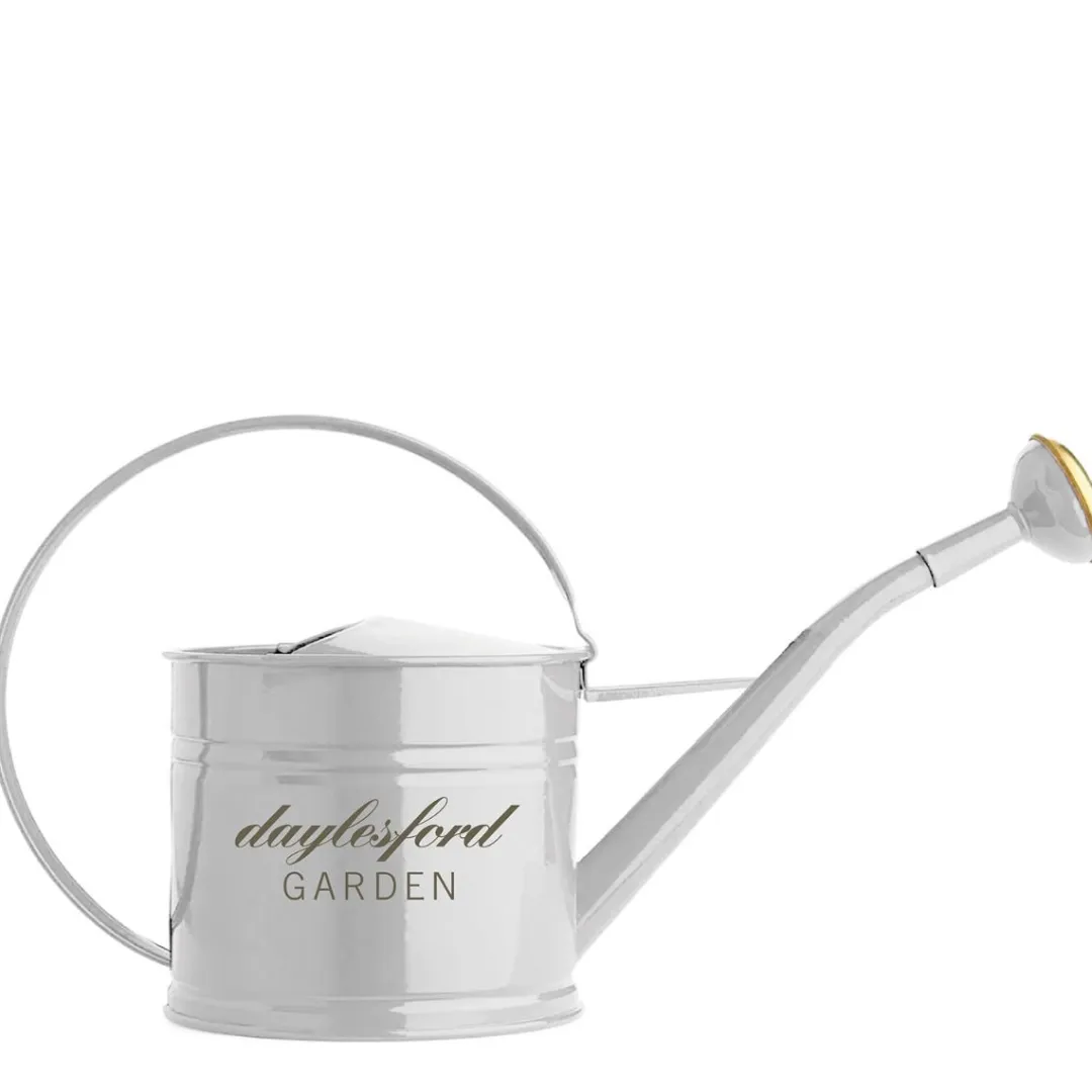 Daylesford Organic White Outdoor Watering Can Large