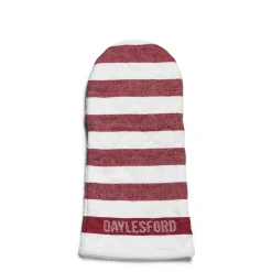 Daylesford Organic White & Red Stripe Oven Glove