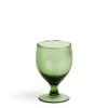 Daylesford Organic Wine Glass Smoke Green