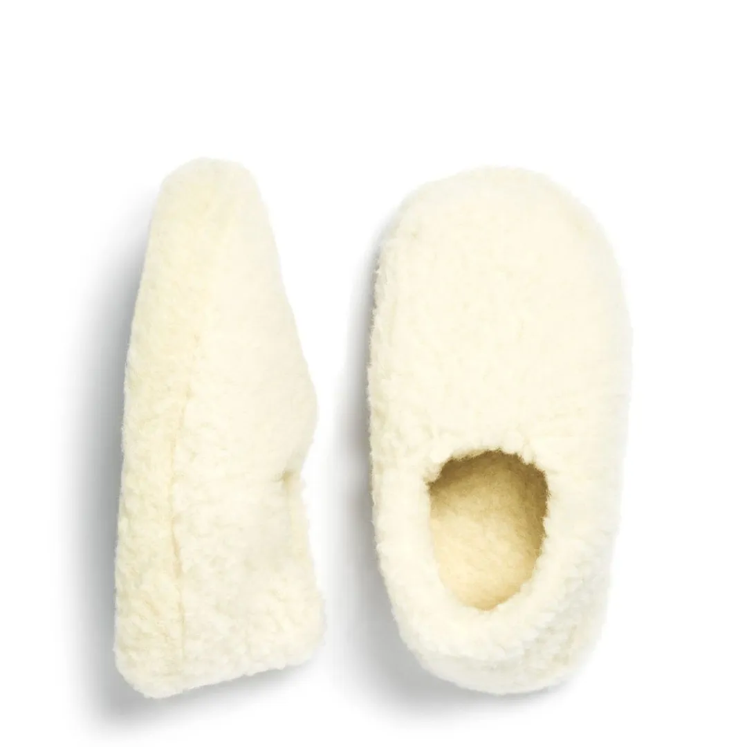 Daylesford Organic Wool Slippers Natural